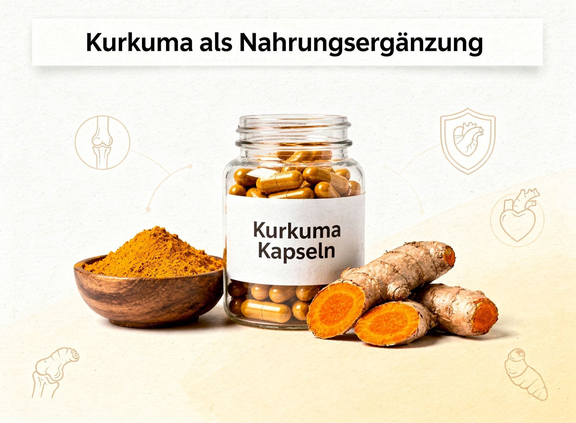 Kurkuma als Nahrungsergänzung
