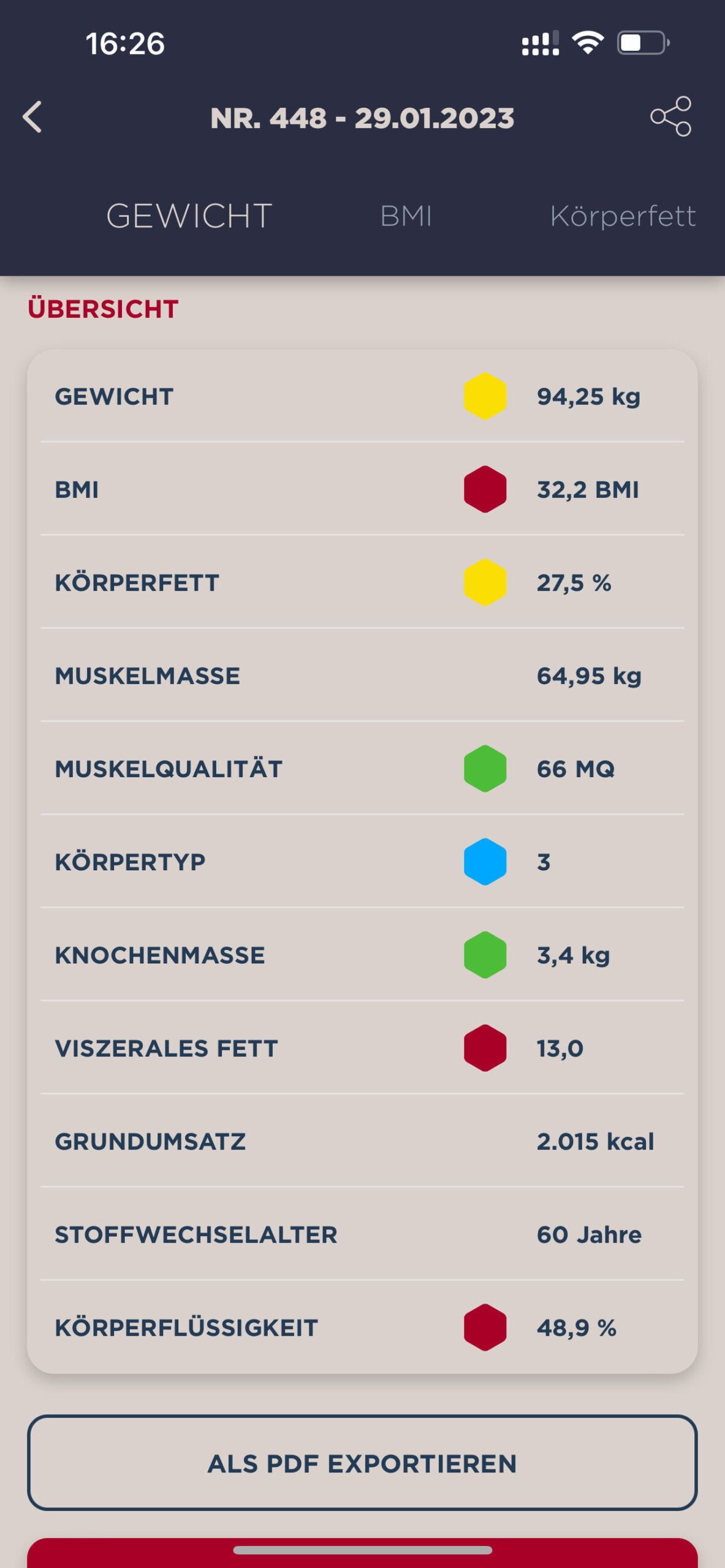 RD-953 App Übersicht