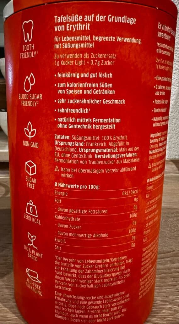 Xucker Light Erythrit